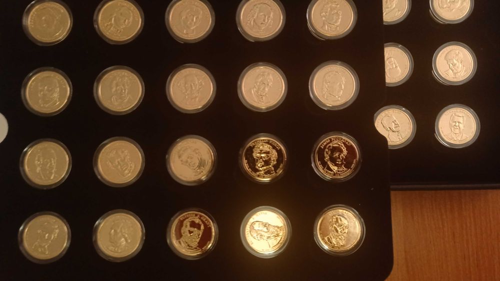 Monety, numizmaty, słynne amerykańskie ćwierć dolarówki, Skarbnica Nar