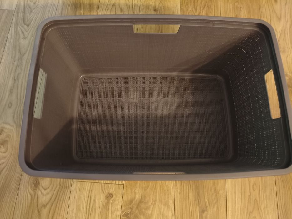 Nowy duży kosz na czyste pranie 45l