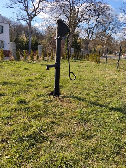 Ręczna ozdobna stara pompa abisynka