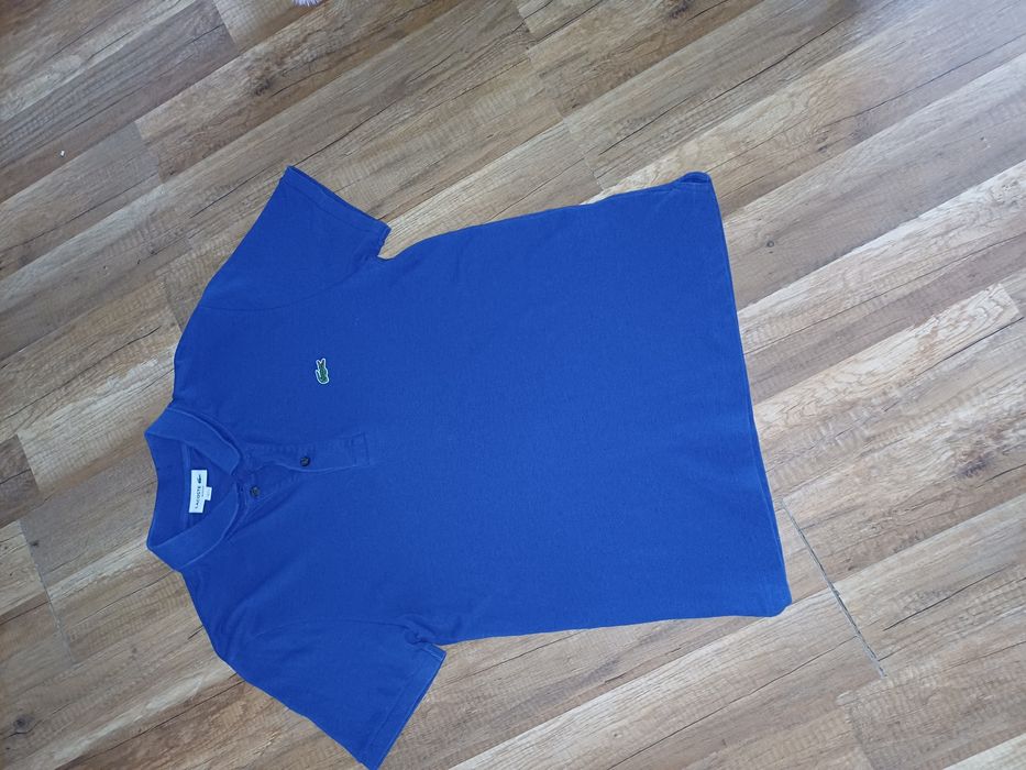 Lacoste M koszulka polo granatowa męska t shirt bawełna