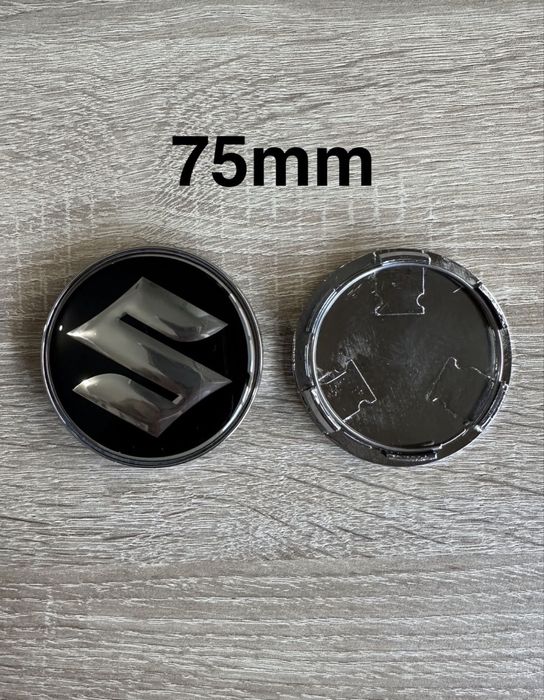 Conjunto Centros Tampas Jantes Suzuki 54mm 56mm 58mm 60mm 65mm 68mm 75mm