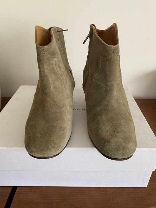 Isabel Marant Dicker Botki Taupe rozmiar 37