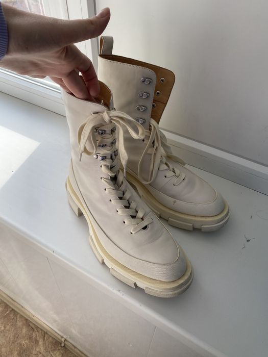 Сапоги ботинки черевики натур шкіра