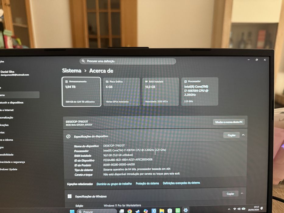 Troco Asus Rog Strix