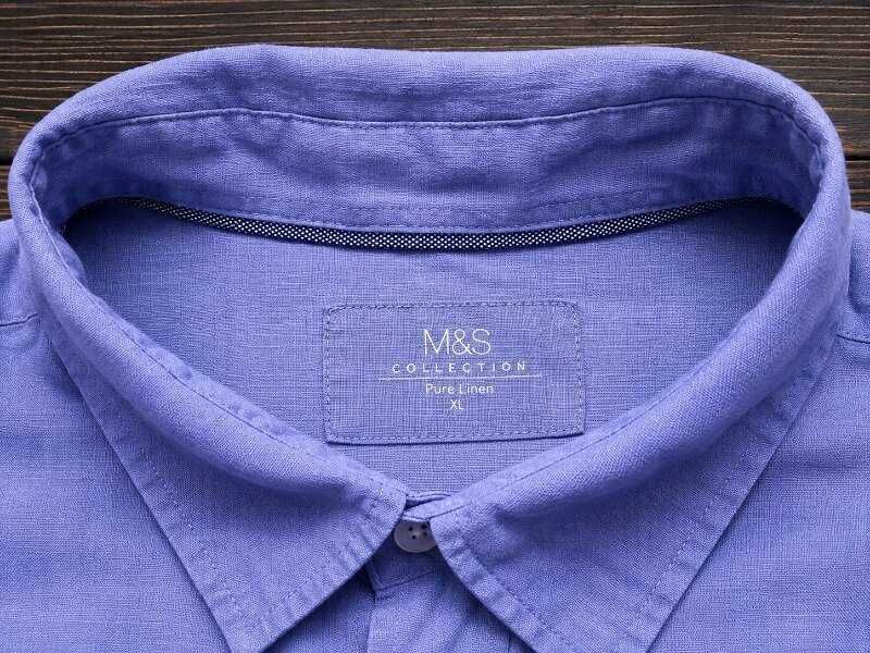 Рубашка Marks & Spencer® лён XL-XXL