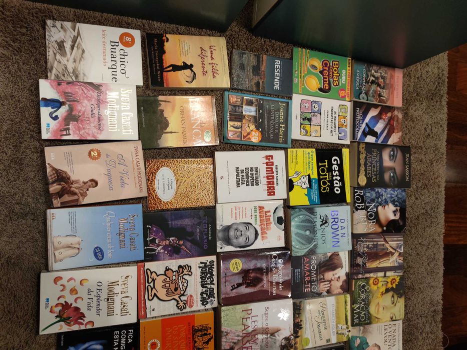 Livros Nora Roberts, Lesley Pearse, autores portugueses diversos
