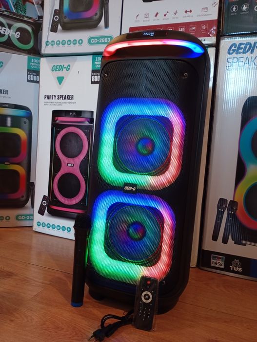 Караоке акустика Temeisheng- 15(блютуз,SD, USB, FM) ПультДУ, микрофон