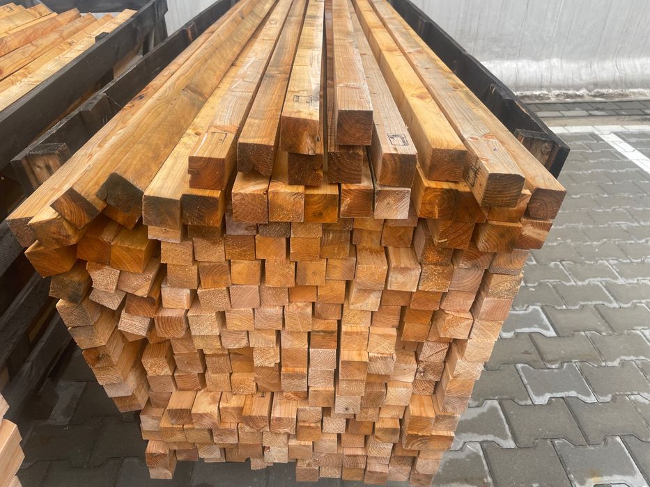 Kantówka jasna* prosta *strugana* 50x50x170