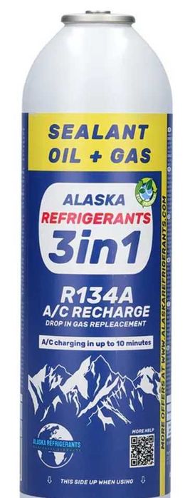 Gás ar condicionado, R134a, refrigerante e lubrificante