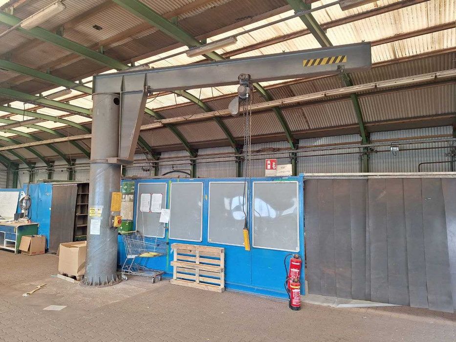 Żuraw Obrotowy dźwig słupowy Suwnica na magazyn import , 1000 kg