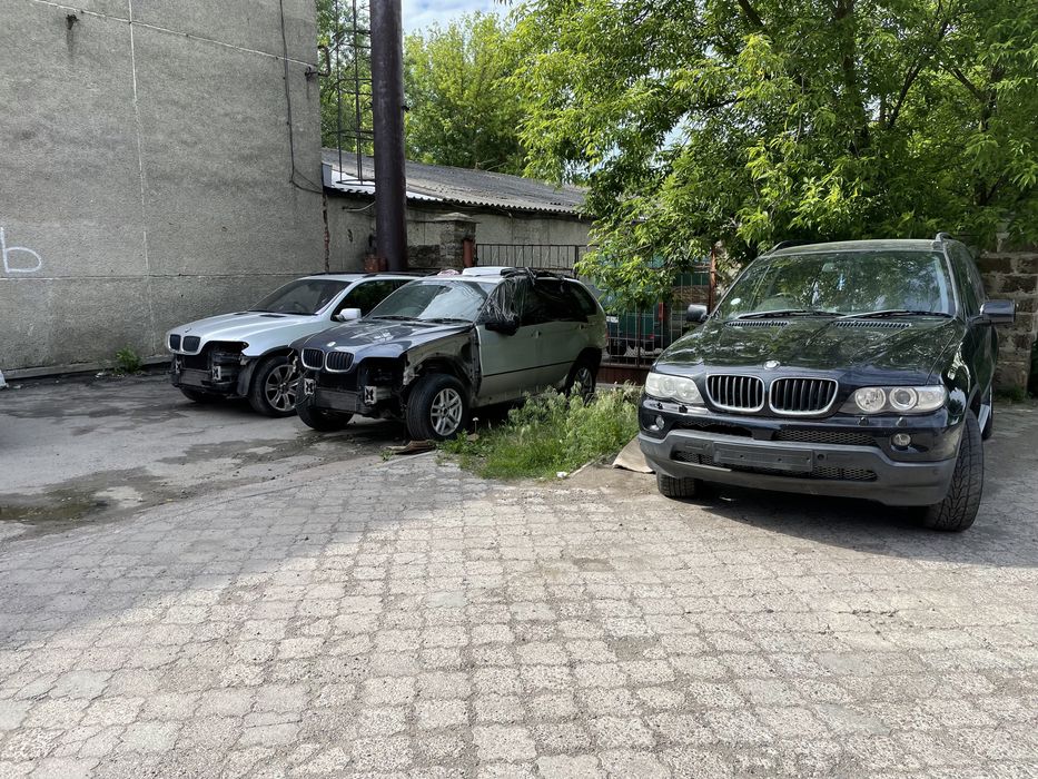 Капот BMW X5 E53 крыло бампер фары x5 e53 разборка шрот запчасти