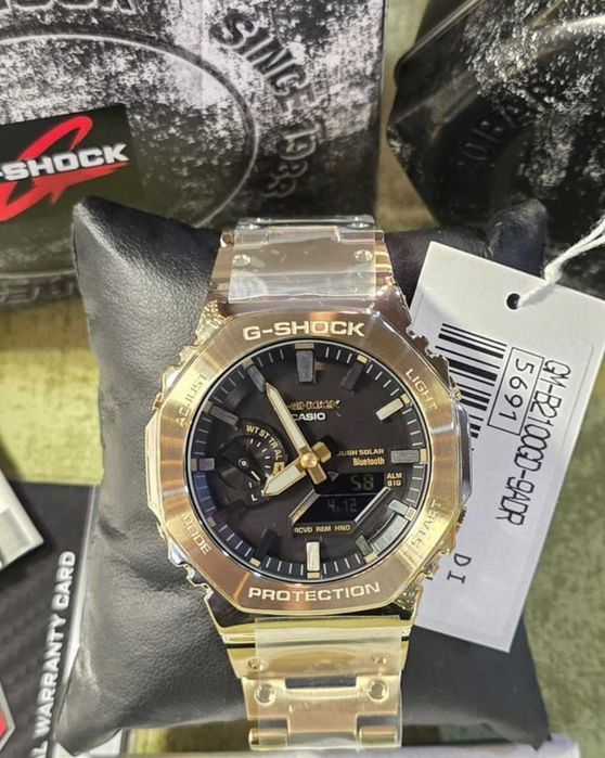 Мужские наручные часы Casio G-Shock GM-B 2100 стальные
