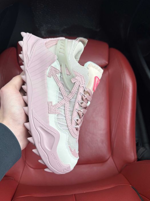 (ОПЛАТА ПІСЛЯ ОГЛЯДУ)Off White Odsy 1000 Pink Beige Офф Вайт Одсі 1000