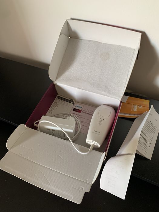 Depiladora Luz Pulsada IPL Philips Lumea Essential como Nova na Caixa