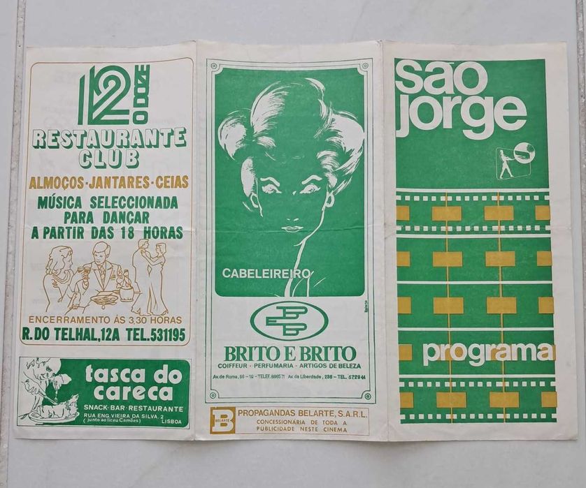 Programas de Cinema - Anos 80