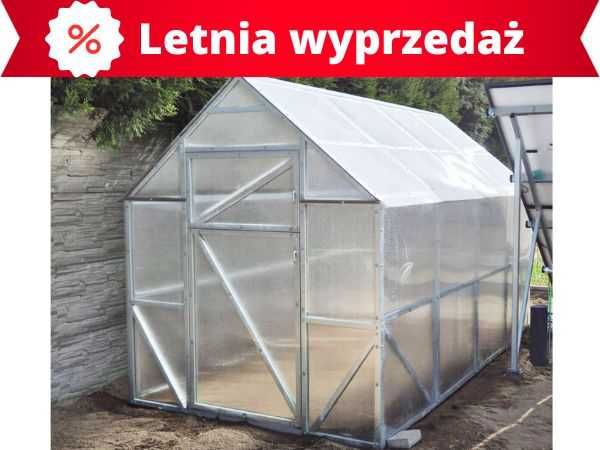 Szklarnia Domek Smart 2x3 2x5 2x7 m Poliwęglan Profile Stalowe Ocynk