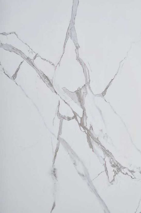 Płyta ścienna węglowa / panel ścienny PCV WPC wymiar 280x122 cm biały marmur