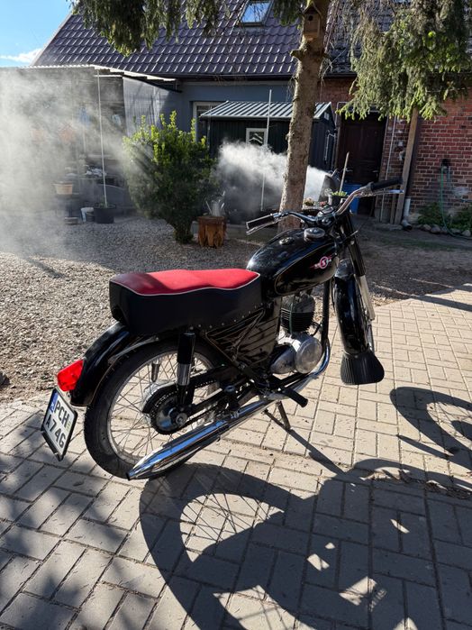 WSK 125 dwuramówka - W pełni sprawna, białe tablice
