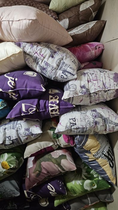 Подушки силикон - холофайбер (бязь) (опт и розница)