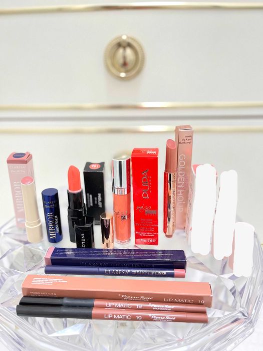 PUPA Błyszczyk CLARESA Pomadka Konturówka Pierre Rene INGLOT