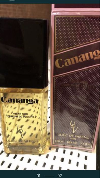 Одеколон De viris  Cananga France 20 т 15 т