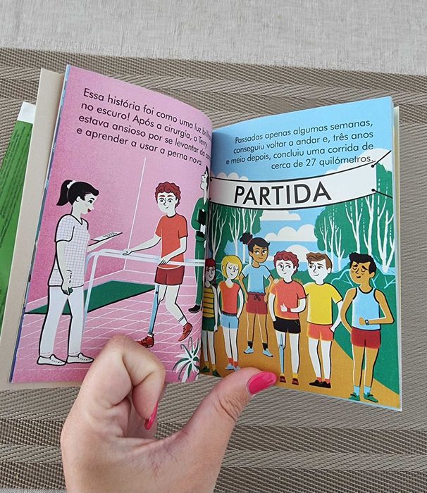Livro "Posso ser um Atleta Fantástico - Terry Fox"