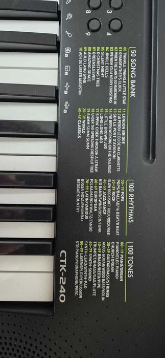 Orgão Cassio CTK 240