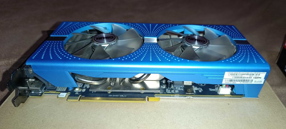 Відеокарта Sapphire Radeon RX 580 8GD5 Special Edition METAL BLUE NITRO+