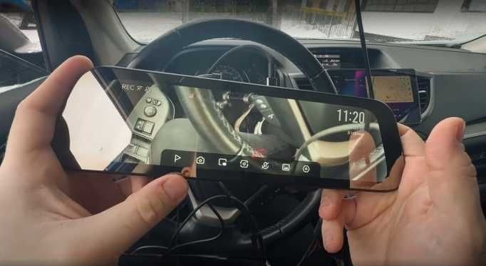 Xiaomi 70 mai Rearview Mirror Dash Cam Front + Real Cam Set S500 RC13