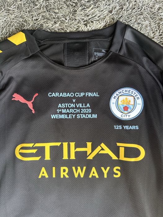 Camisola Manchester City 2019/20 Alternativa Preta – Agüero #10 – Final Carabao Cup