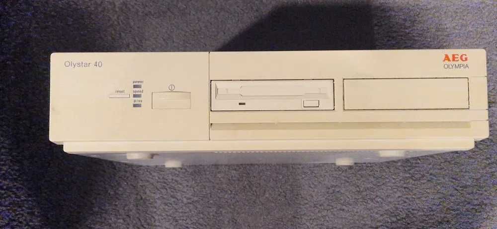 Komputer zabytkowy retro 1990rok 286 dysk 20MB AEG Olympia Olystar 40F