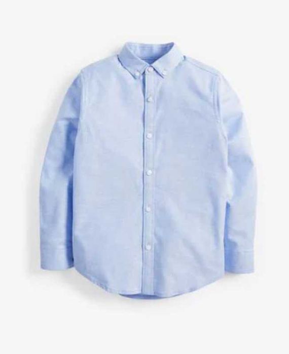 Блакитна фірмова сорочка next на хлопця 14 років