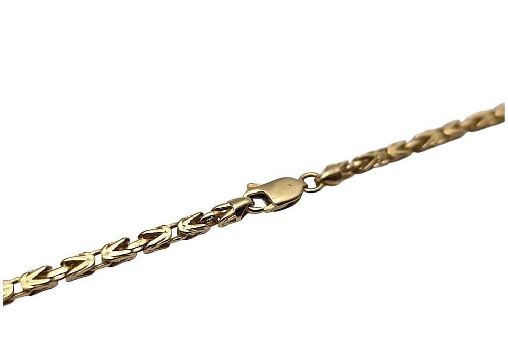 NOWY złoty łańcuszek 585 - splot KRÓLEWSKI - 8,73g - 61cm - KRÓL 14k