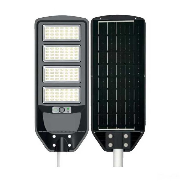 LED ліхтар на стовп сонячний з пультом та датчиком GRAND PRO-100/200W