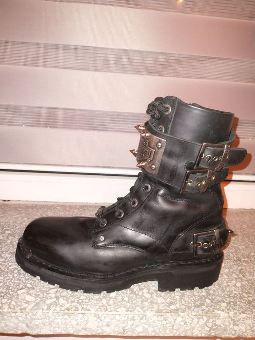 Harley-Davidson 本革 Buty Harley Davidson rozmiar 44 ręcznie robione okucia Lipin