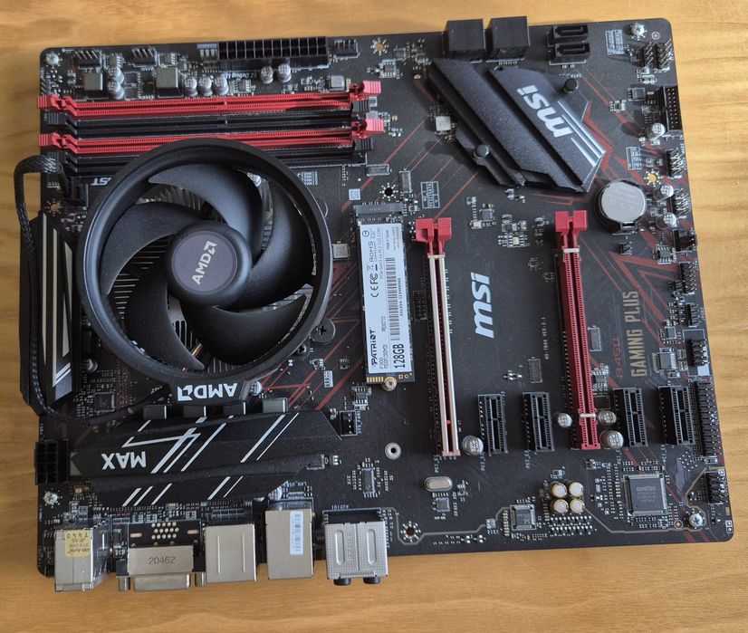 MSI B450 Gaming Plus Max + Ryzen 3 1200 AF + Patriot P300 128GB