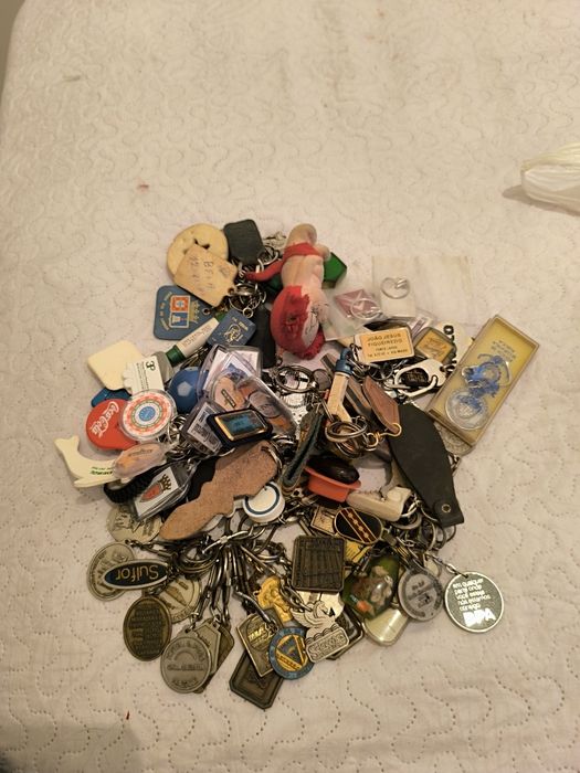 Coleção de esqueiros e porta chaves