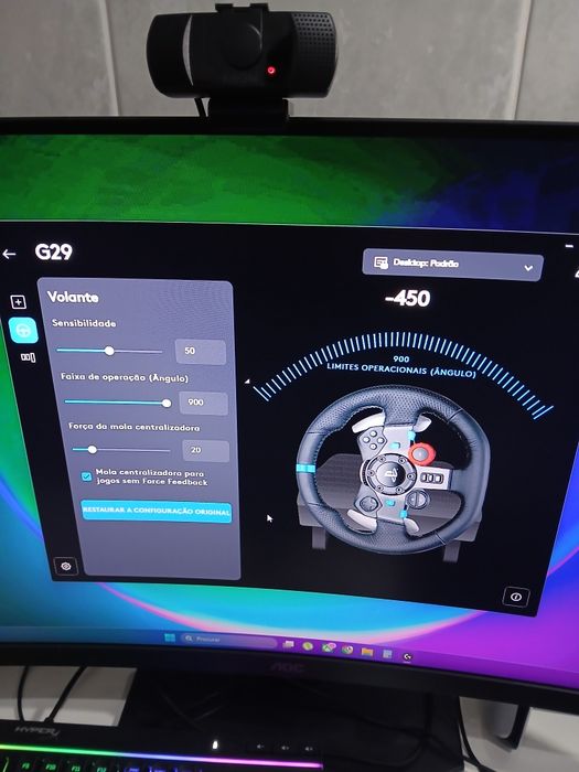 Logitech 29 + Pedais + Shifter - AVARIADO