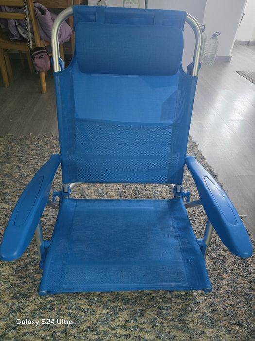 Cadeira de praia dobrável