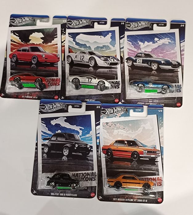 Hot Wheels Conjunto Silver Nacional lcons