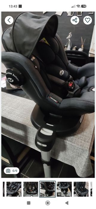 Cadeira auto 360° com isofix