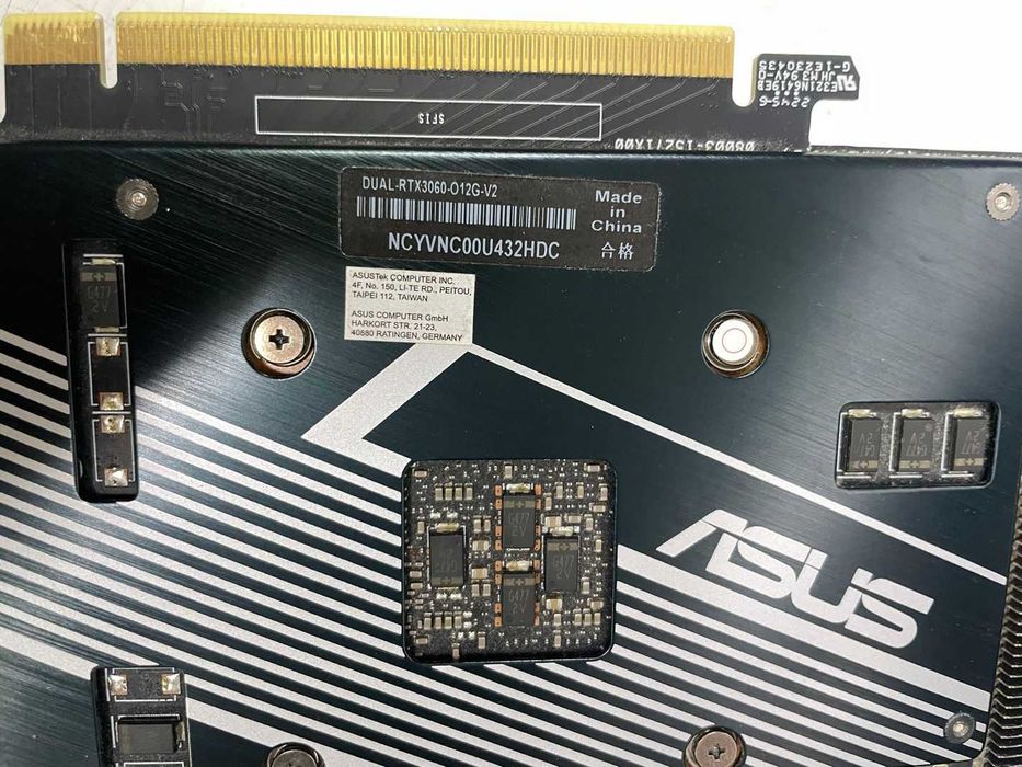 Видеокарта Asus GeForce RTX 3060 на запчасти