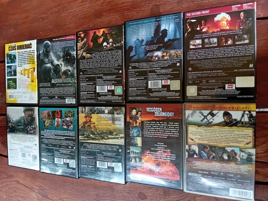Kino wojenne DVD - PL 11 sztuk