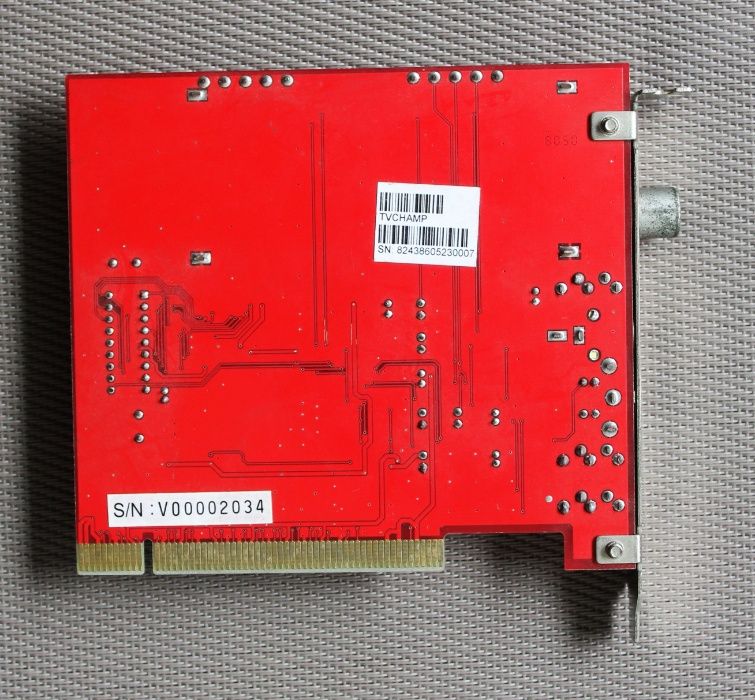 Placa TV analógica (áudio / vídeo / TV) para computador da TV Champ