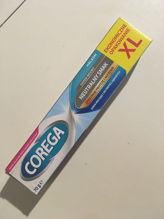 COREGA XL kremy do protez zębowych - Smak Neutralny