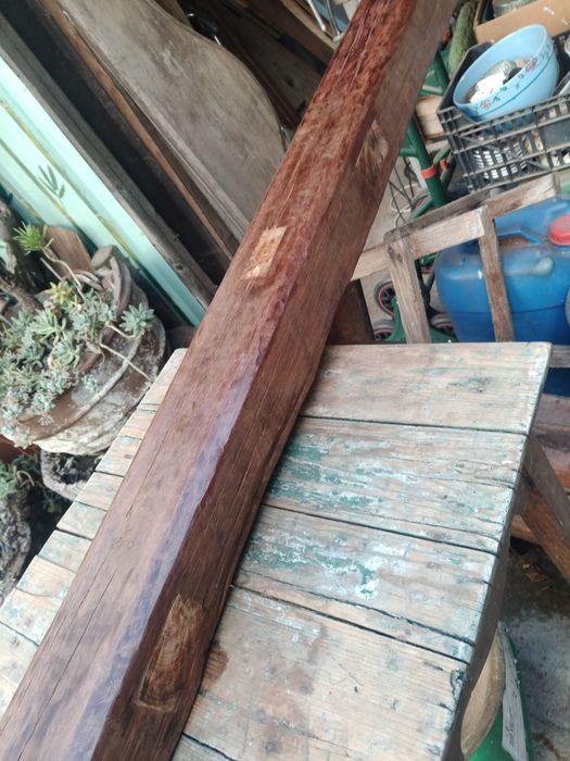VIGA madeira nobre para decoração, topo de lareira ...