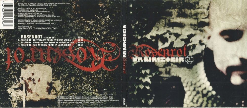 RAMMSTEIN - Rosenrot (Digipack) CD [GER]