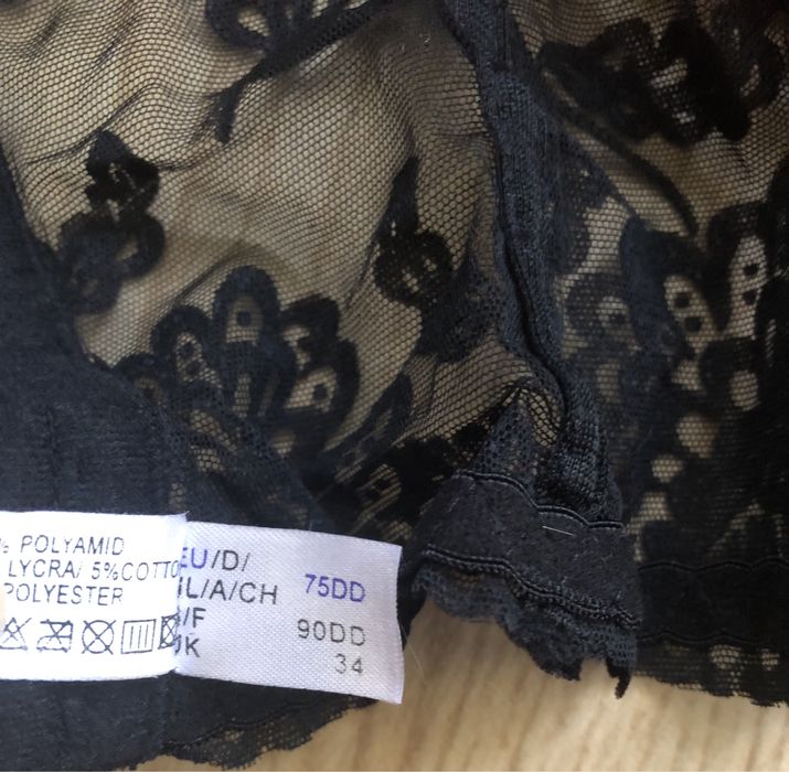 Czarno-czerwony gorset Kris Line 75DD