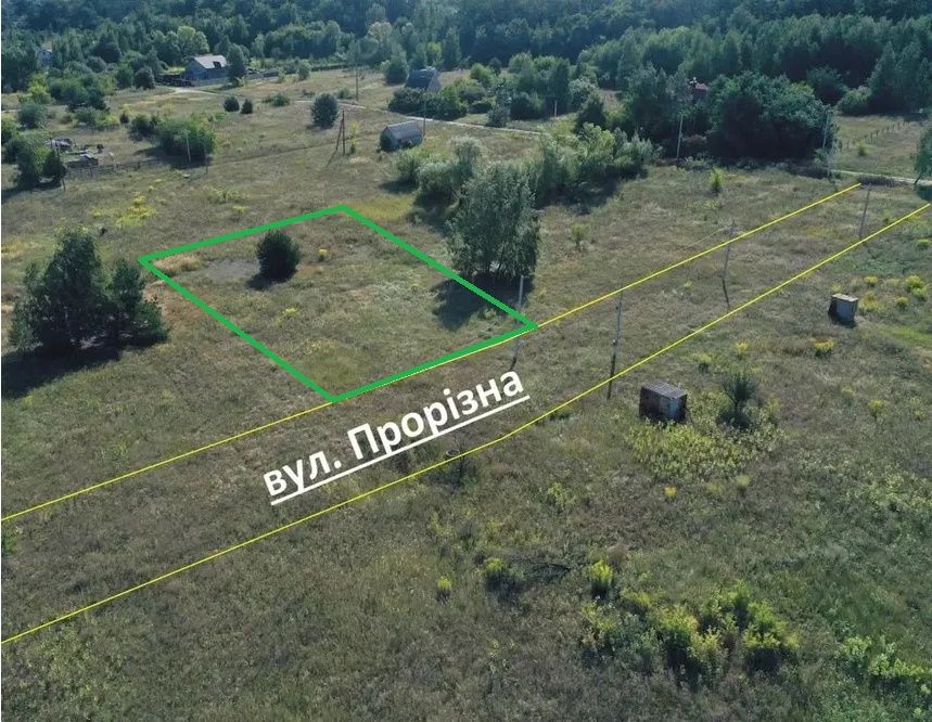 Ділянка селище Калинівка, Фастівский р-н.(Васильківский)