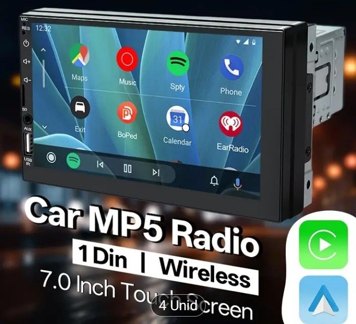 Radio MP5 Hiip cron 1din